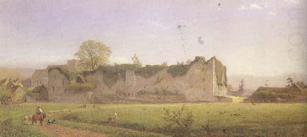 Henry George Hine,RI Amberley Castle (mk46) china oil painting image